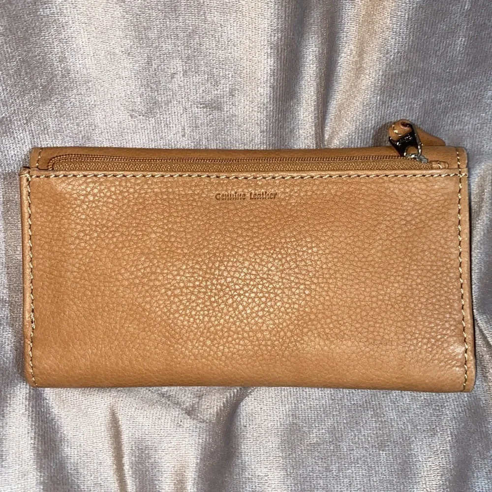 FOSSIL Grayson Beige Canvas Fabric Satchel & Fossil Popstich vintage Wallet 🆕